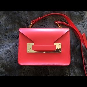 Sophie Hulme milner crossbody mini bag in red